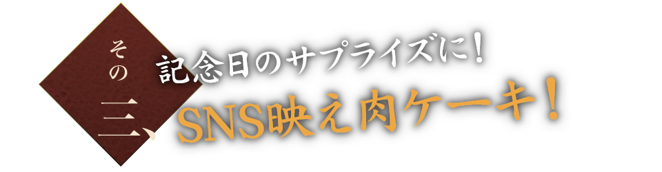 その3. 肉ケーキ